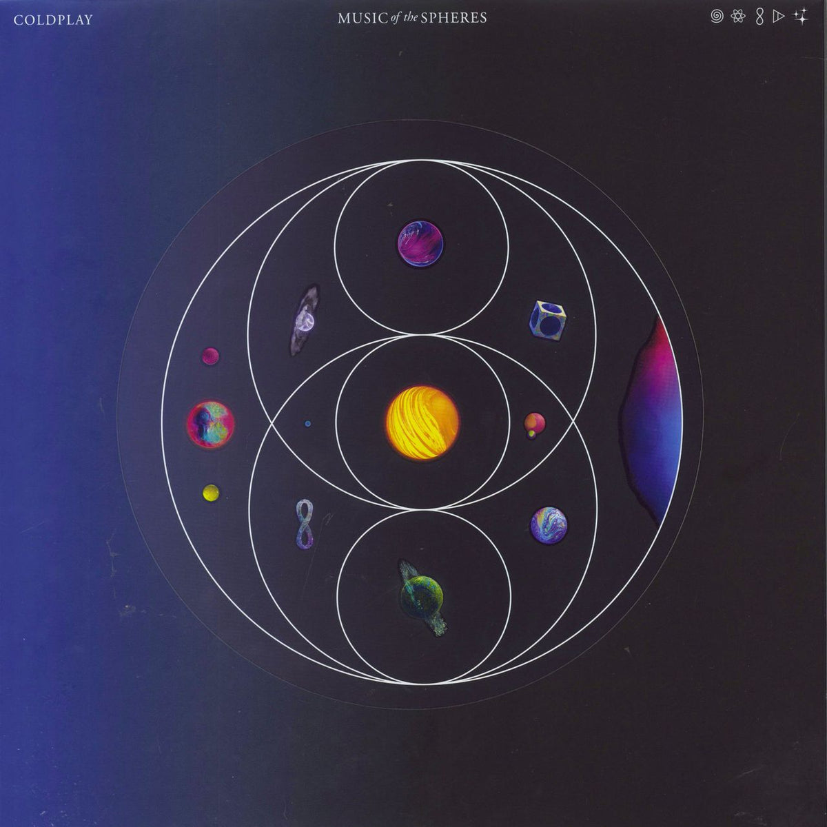 Coldplay – Music Of The Spheres (2021, Coloured Recycled, 140 Gram