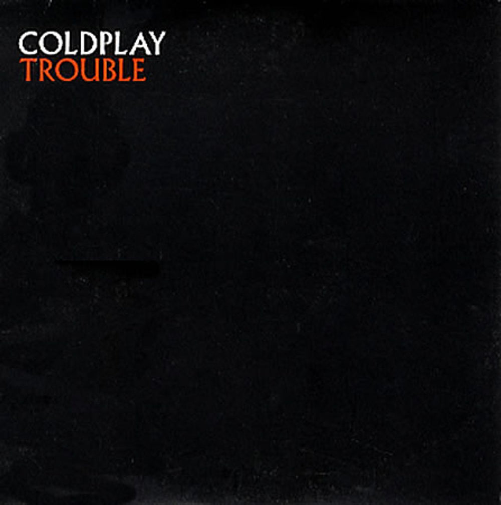 Coldplay Trouble UK Promo CD single (CD5 / 5") CDRDJ6549