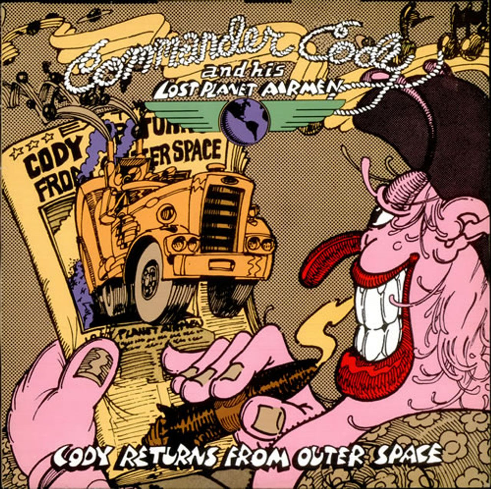 Commander Cody & The Lost Planet Airmen Cody Returns From Outer Space UK vinyl LP album (LP record) ED202