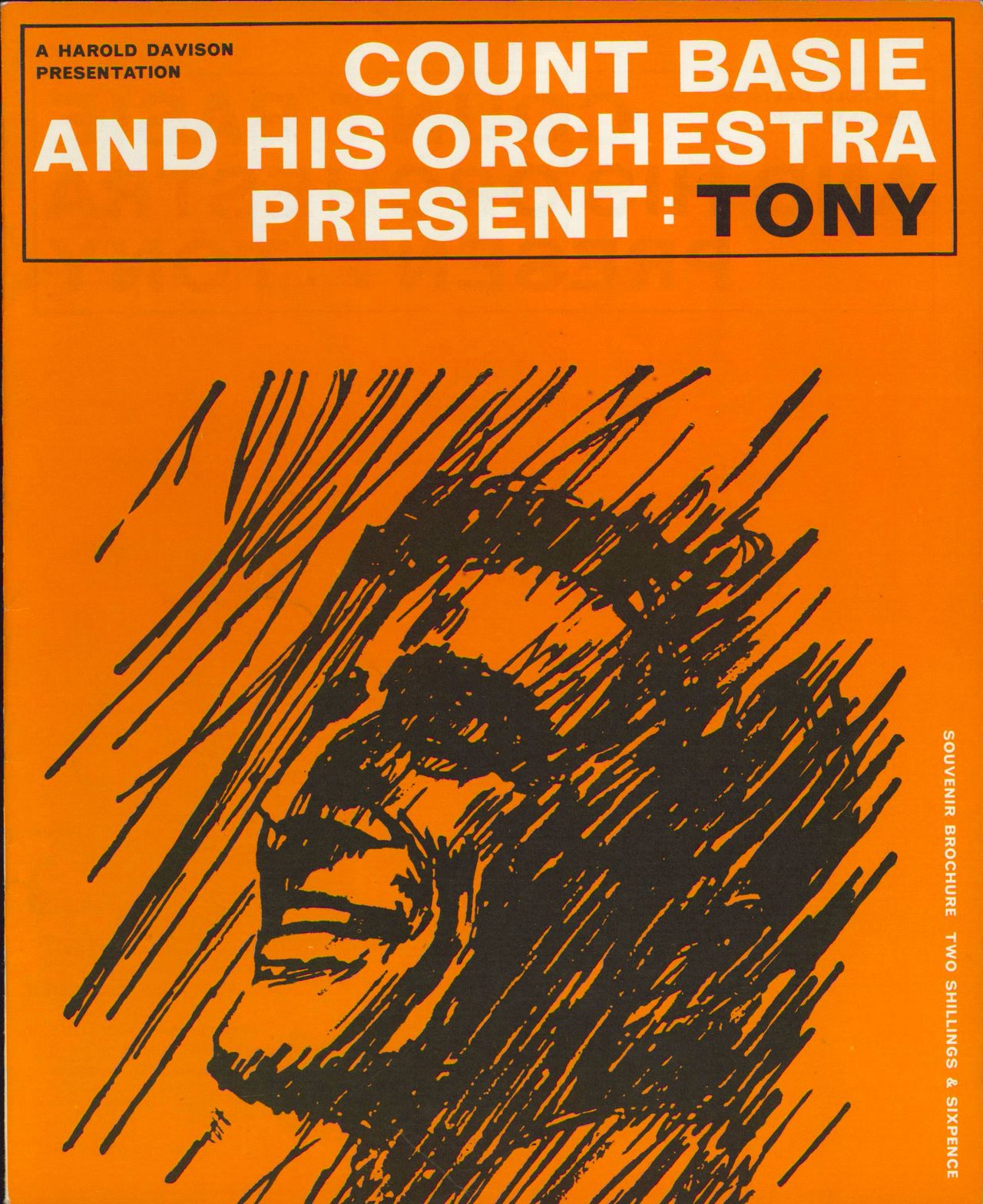 Count Basie Tony UK tour programme TOUR PROGRAMME