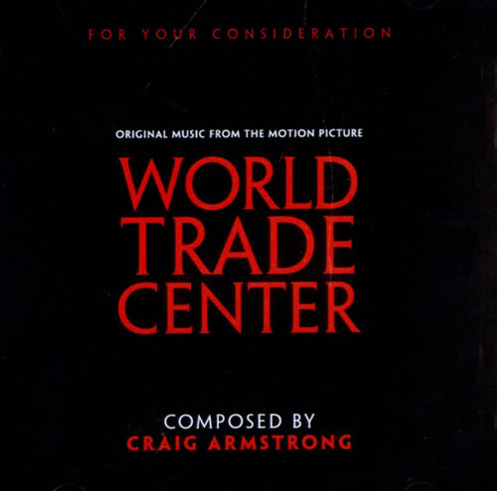 Craig Armstrong World Trade Center US Promo CD album (CDLP) CD-R ACETATE