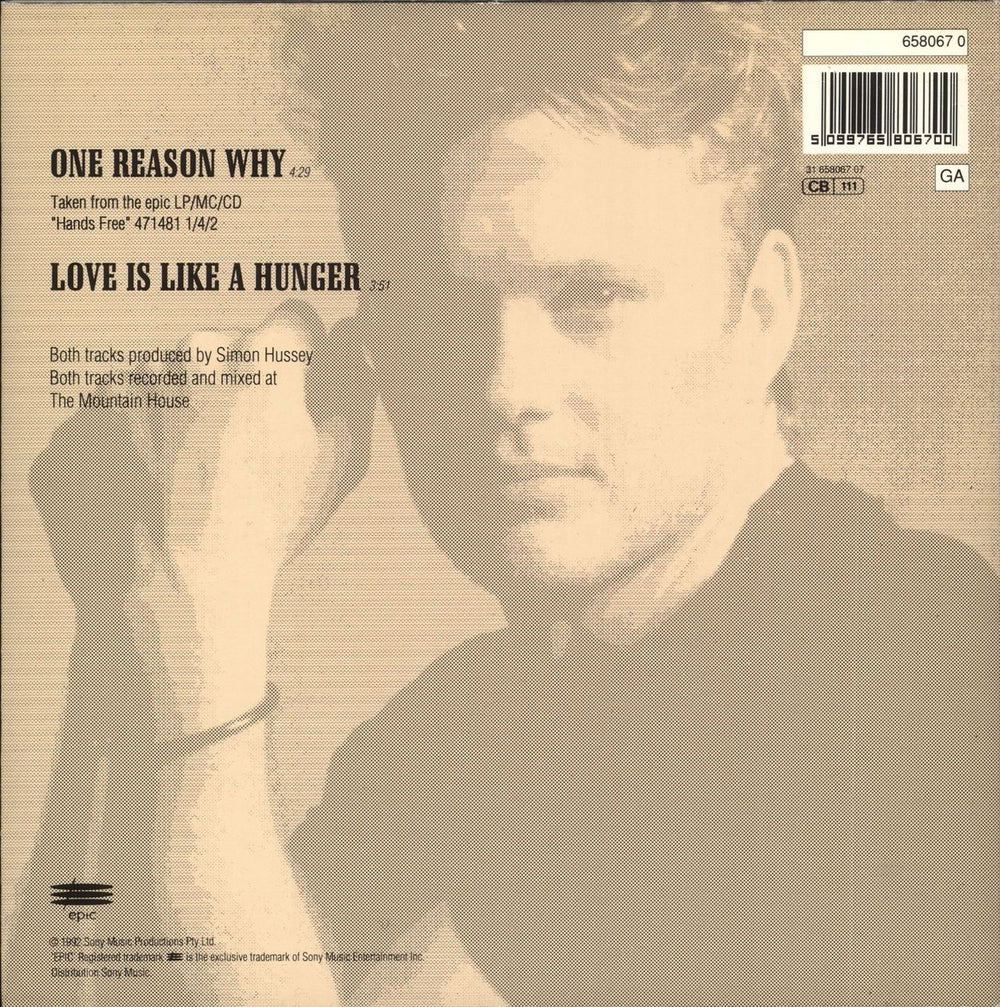 Craig McLachlan One Reason Why UK 7" vinyl single (7 inch record / 45) CMC07ON106408