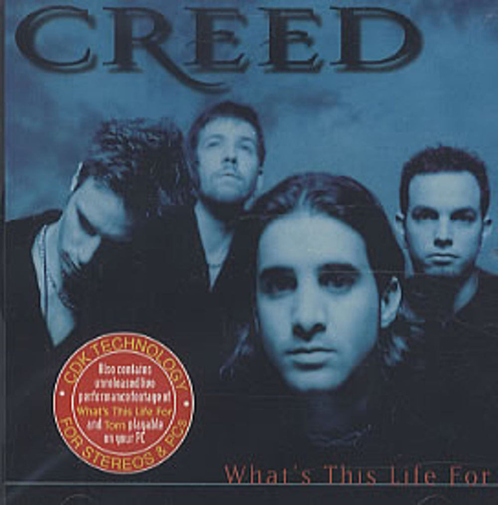 Creed What's Life For US Promo CD single (CD5 / 5") PROE-13049-2
