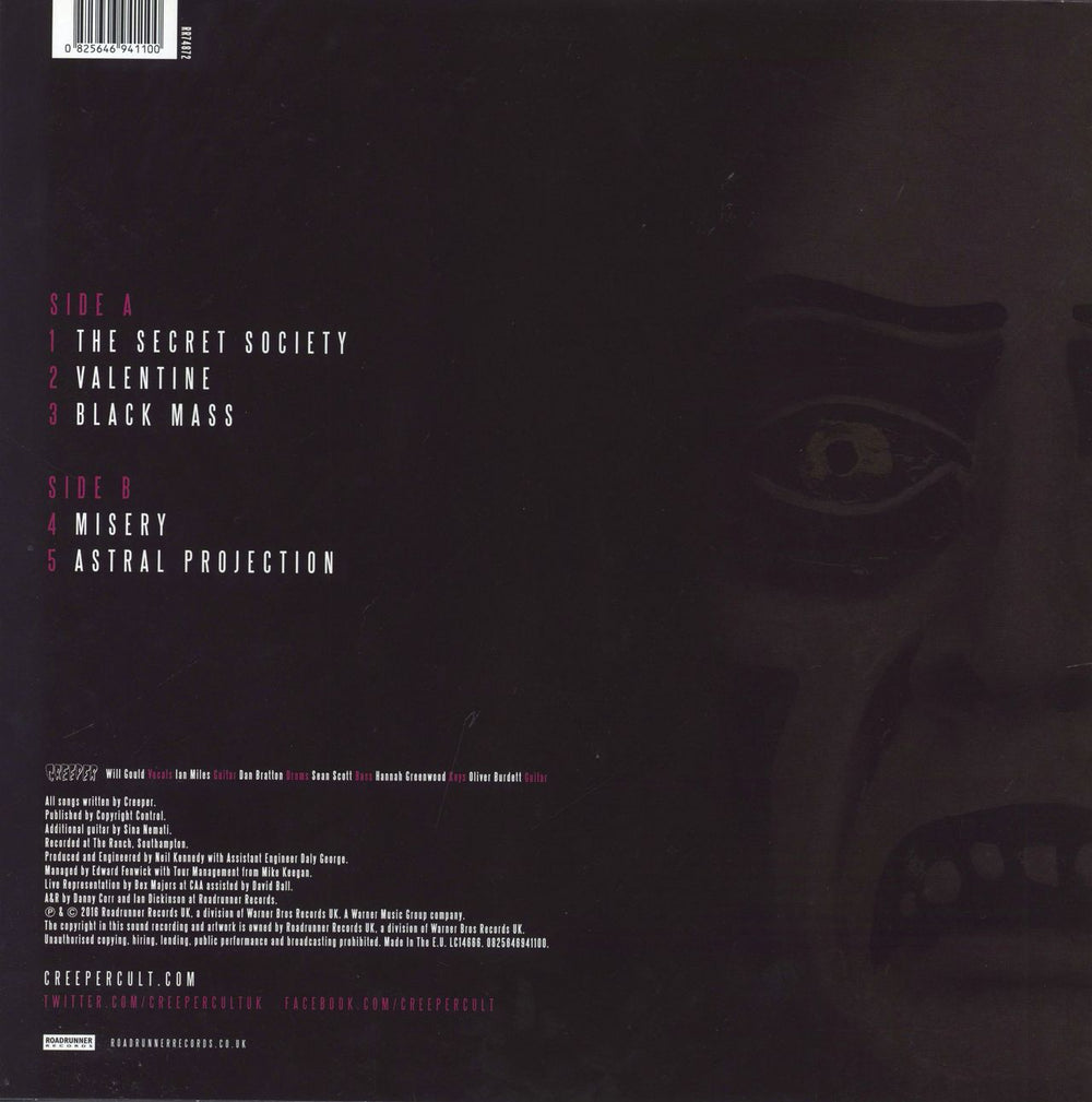 Creeper The Stranger - White Vinyl UK 12" vinyl single (12 inch record / Maxi-single)