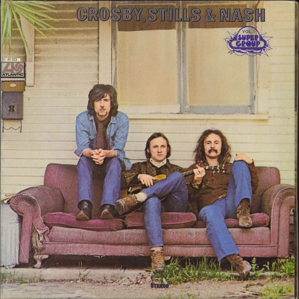 Crosby, Stills & Nash Crosby, Stills & Nash French vinyl LP album (LP record) K40033