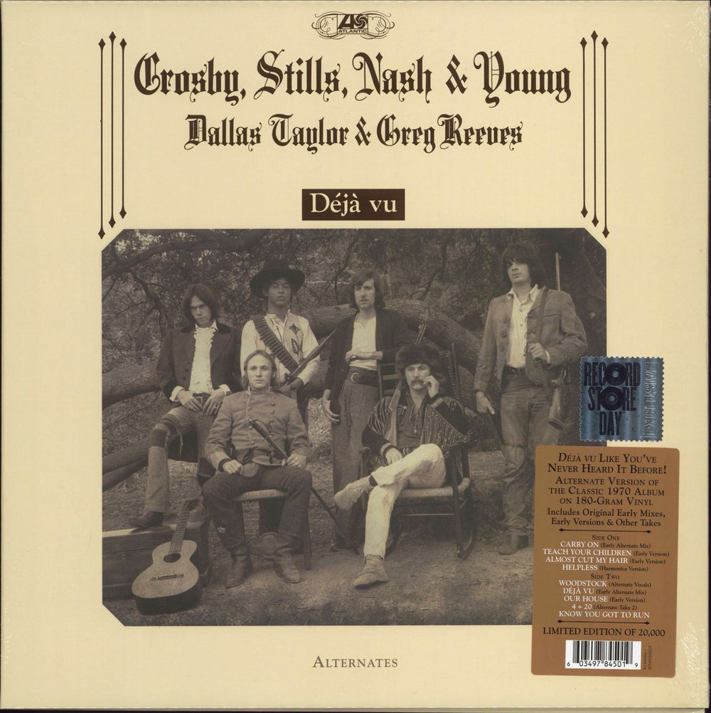 Crosby, Stills, Nash & Young Déjà Vu Alternates - Sealed UK vinyl LP album (LP record) R1645866