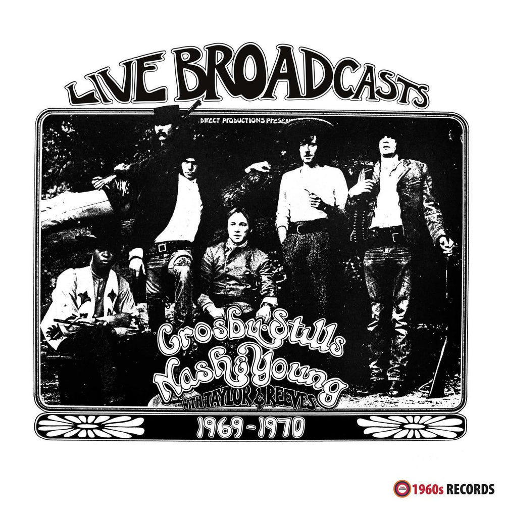 Crosby, Stills, Nash & Young Live Broadcasts 1969-1970 - Sealed UK vinyl LP album (LP record) R&B92