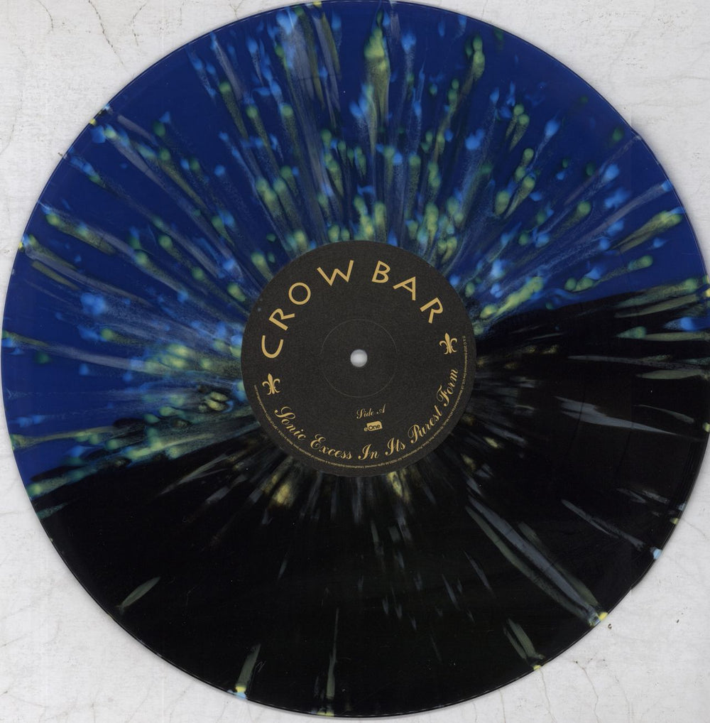 Crowbar Sonic Excess In It's Purest Form - Blue an Black Split with Splatter Vinyl US 2-LP vinyl record set (Double LP Album) 0R22LSO824344