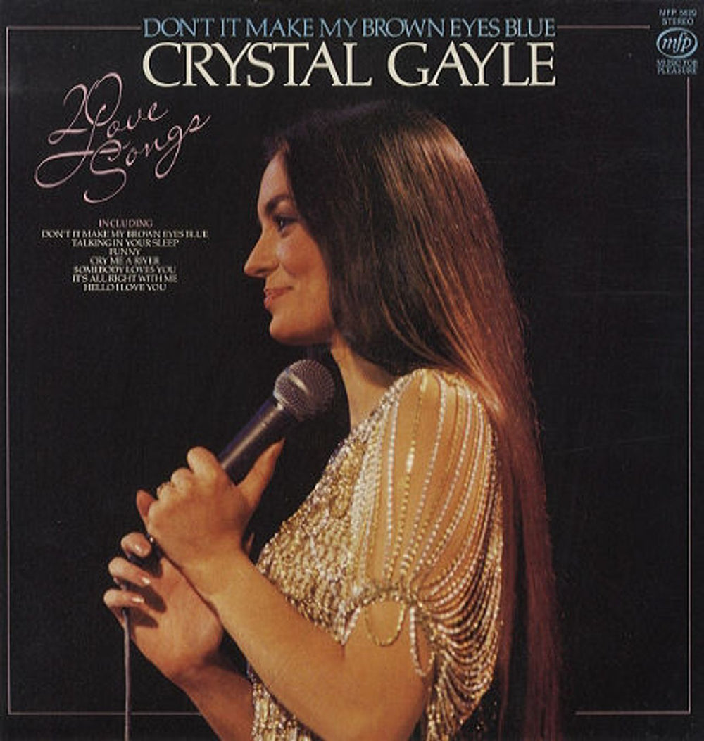 Crystal Gayle Don't It Make My Brown Eyes Blue - 20 Love Songs UK vinyl LP album (LP record) MFP5629