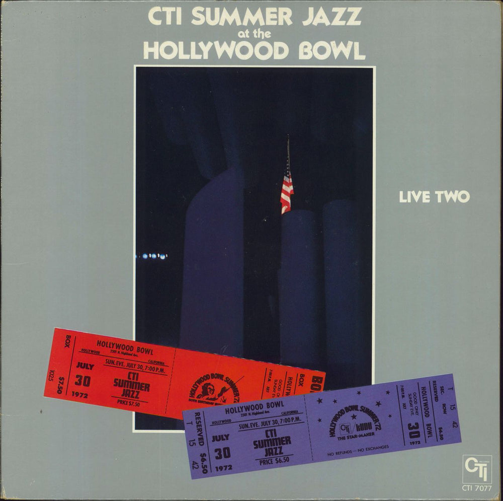 CTI All-Stars CTI Summer Jazz At The Hollywood Bowl Live Two US vinyl LP album (LP record) CTI7077
