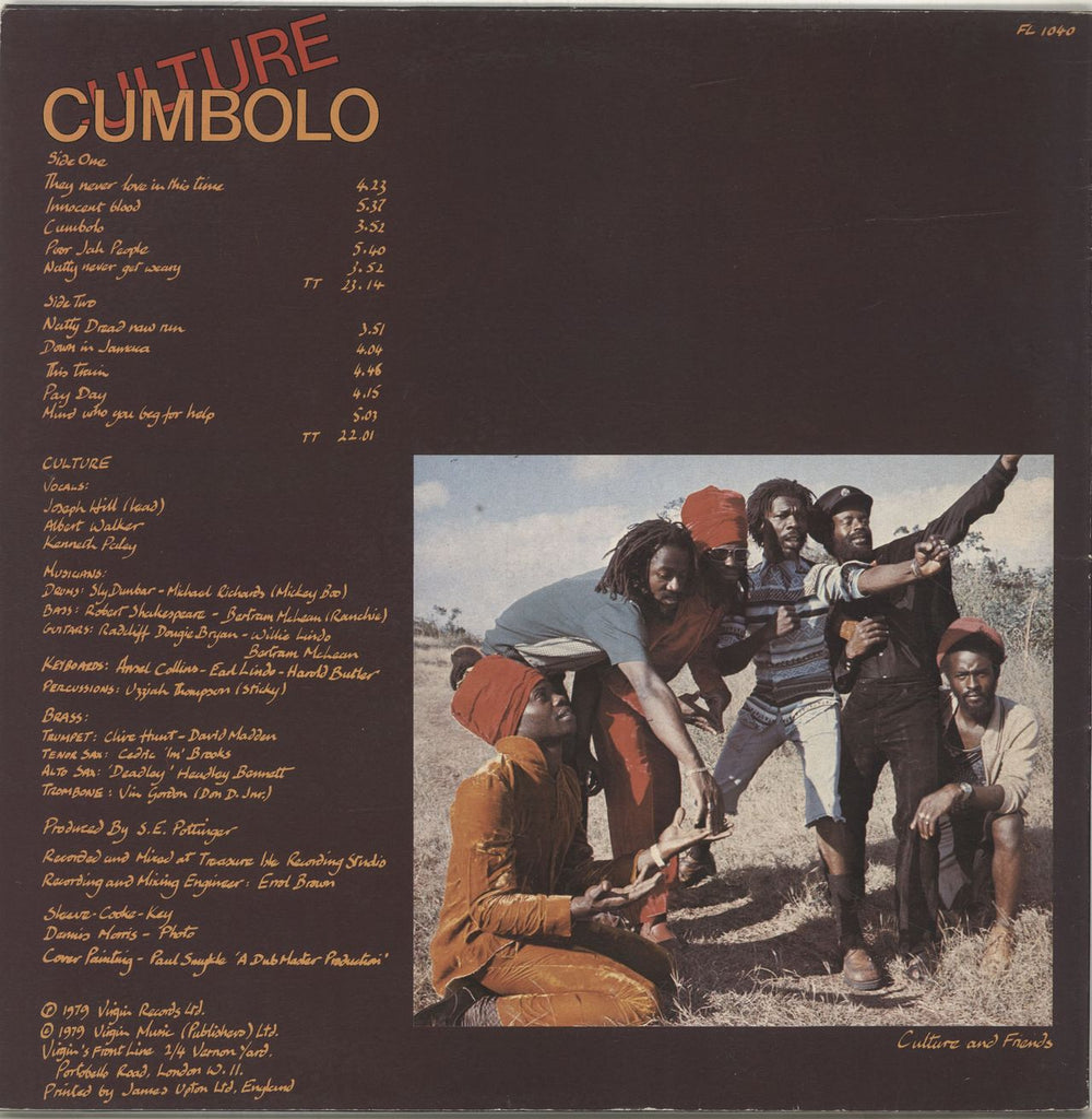 Culture Cumbolo UK vinyl LP album (LP record) CE4LPCU701645