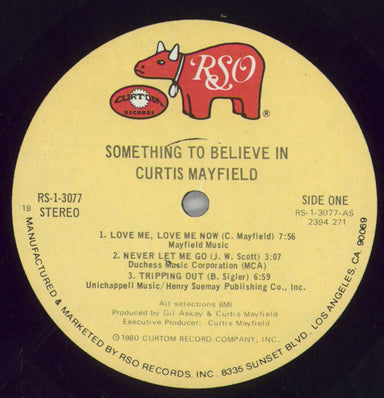 Curtis Mayfield Something To Believe In - Shrink UK Vinyl LP