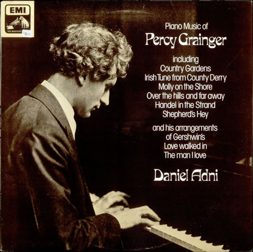 Daniel Adni Piano Music of Percy Grainger UK vinyl LP album (LP record) HQS1363