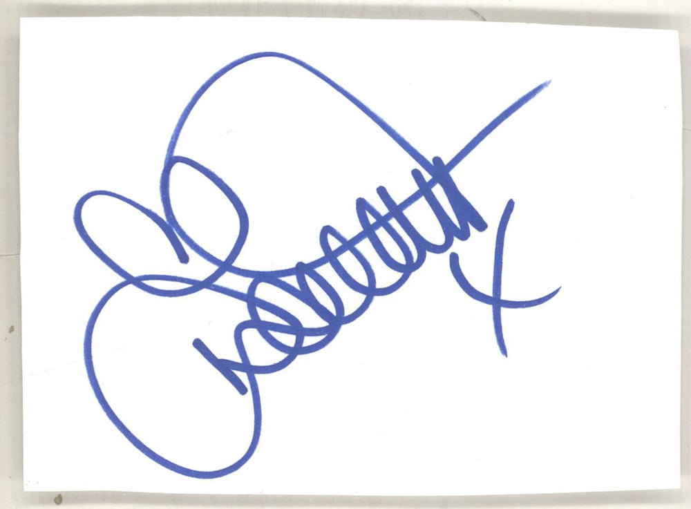 Dannii Minogue Autograph UK memorabilia AUTOGRAPH