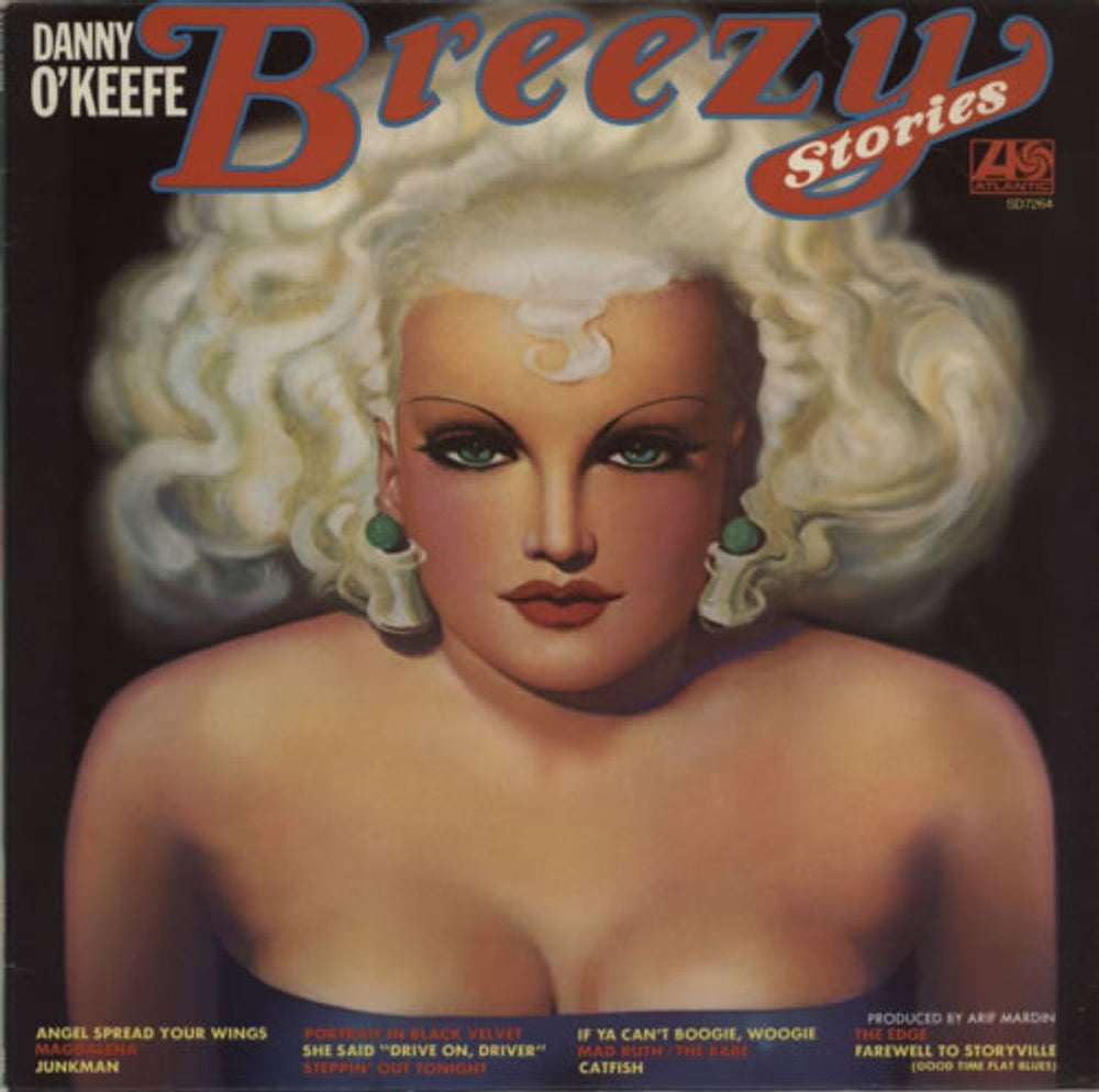 Danny O'Keefe Breezy Stories US vinyl LP album (LP record) SD7264