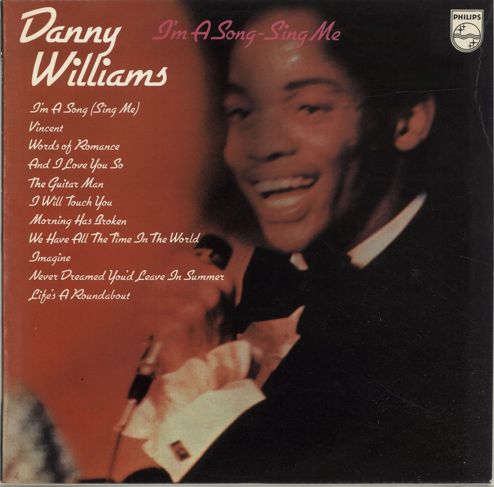 Danny Williams I'm A Song - Sing Me UK vinyl LP album (LP record) 6308150