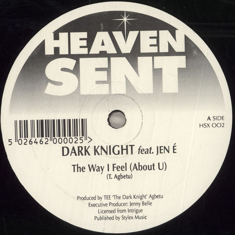 Dark Knights The Way I Feel UK 12" vinyl single (12 inch record / Maxi-single) HSX002