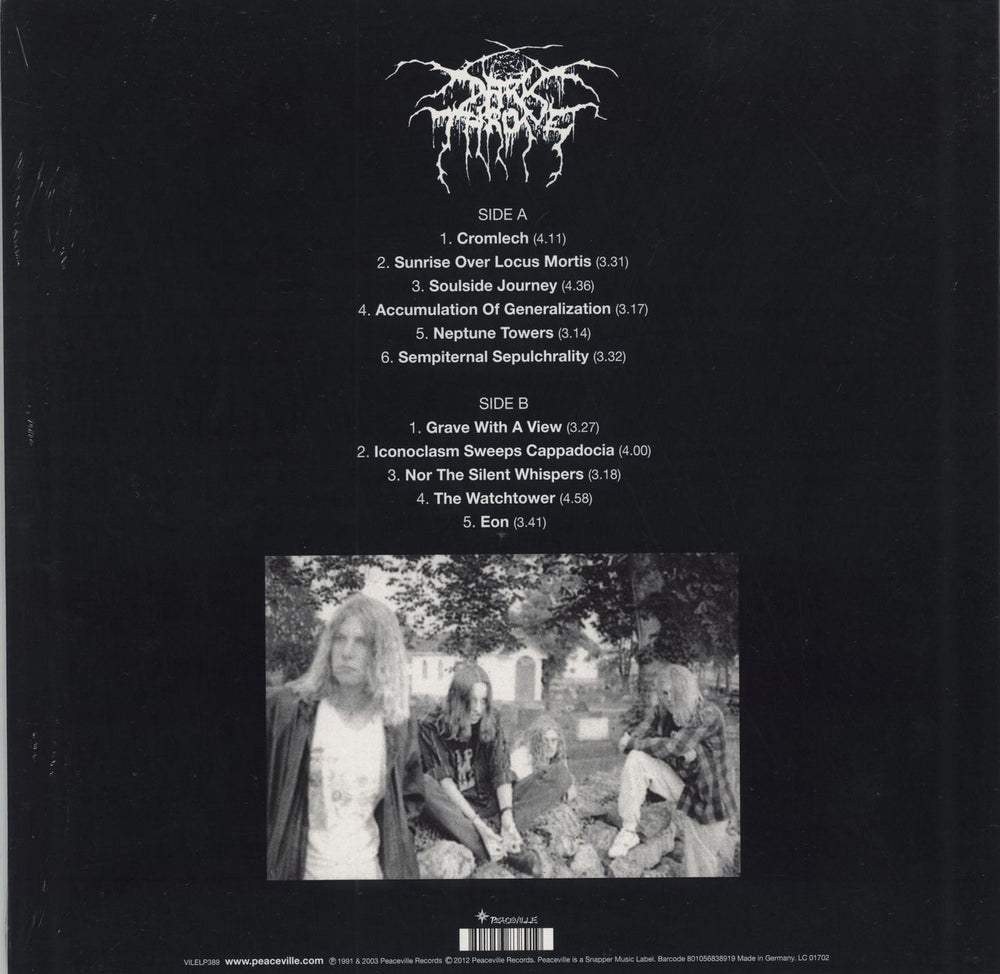 Darkthrone Soulside Journey: Remastered - Sealed UK vinyl LP album (LP record) 801056838919