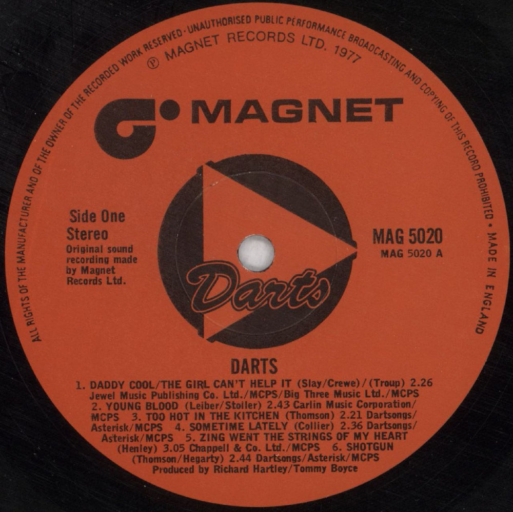 Darts Darts - Hype Stickered Picture Sleeve UK vinyl LP album (LP record) D.TLPDA824219