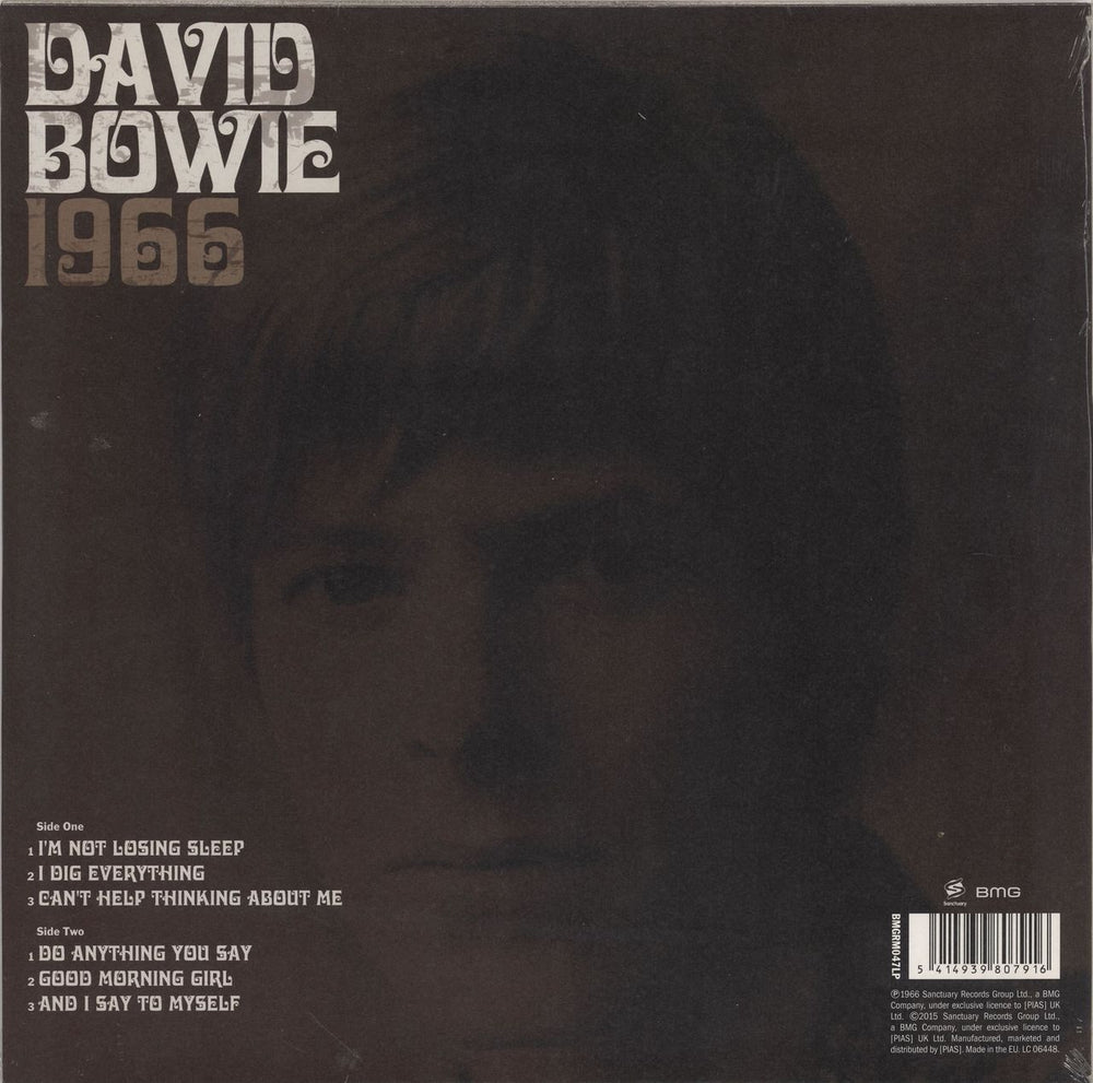 David Bowie 1966 - White Vinyl - RSD UK vinyl LP album (LP record) 5414939807916