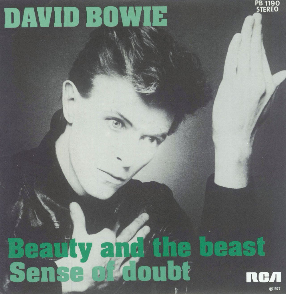 David Bowie Beauty And The Beast Belgian 7" vinyl single (7 inch record / 45) PB1190