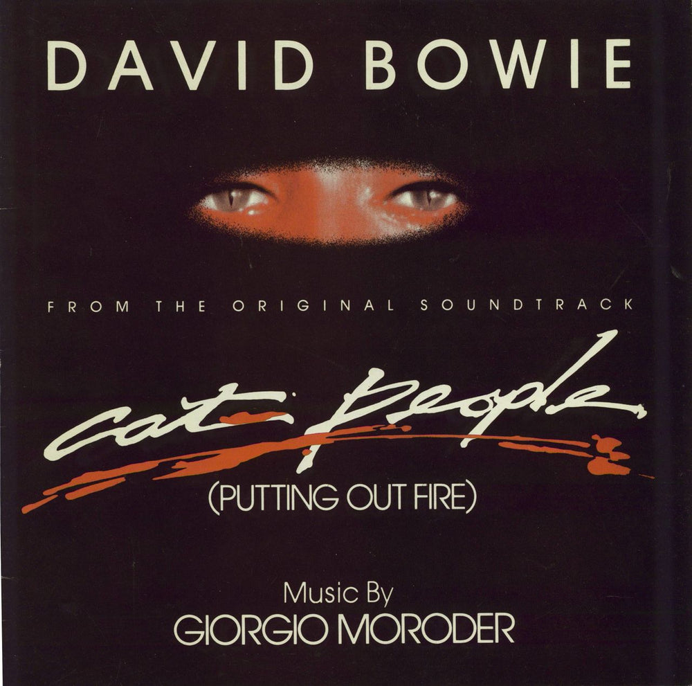 David Bowie Cat People (Putting Out Fire) UK 12" vinyl single (12 inch record / Maxi-single) MCAT770