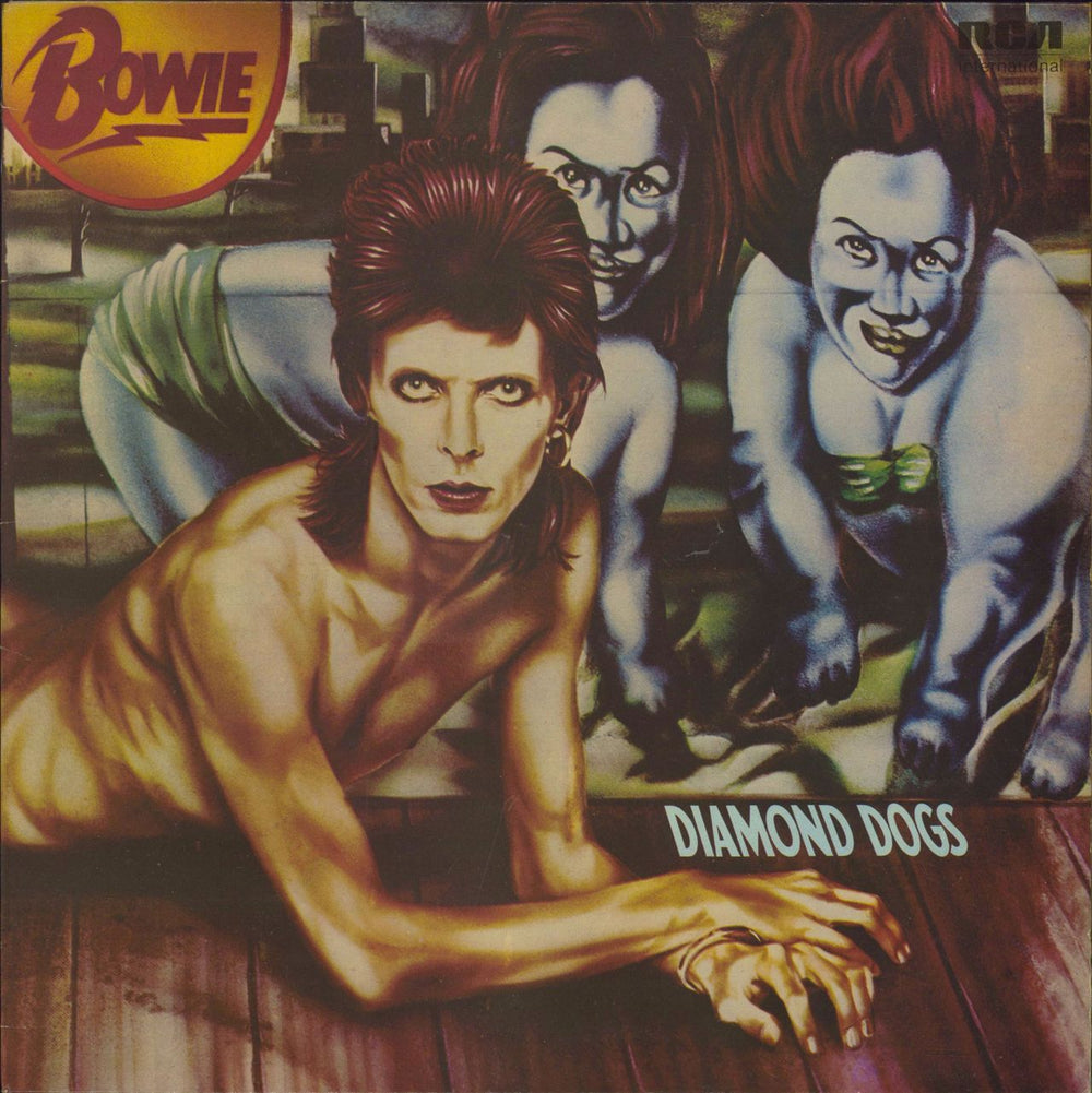 David Bowie Diamond Dogs UK vinyl LP album (LP record) INTS5068