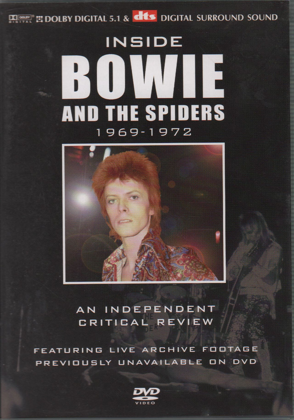 David Bowie Inside Bowie And The Spiders 1969 - 1972 UK DVD CRL1606