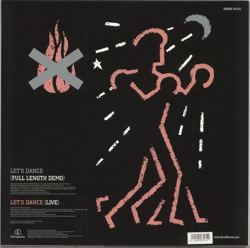 David Bowie Let's Dance Demo - 180gm UK 12" vinyl single (12 inch record / Maxi-single) 0190259689742