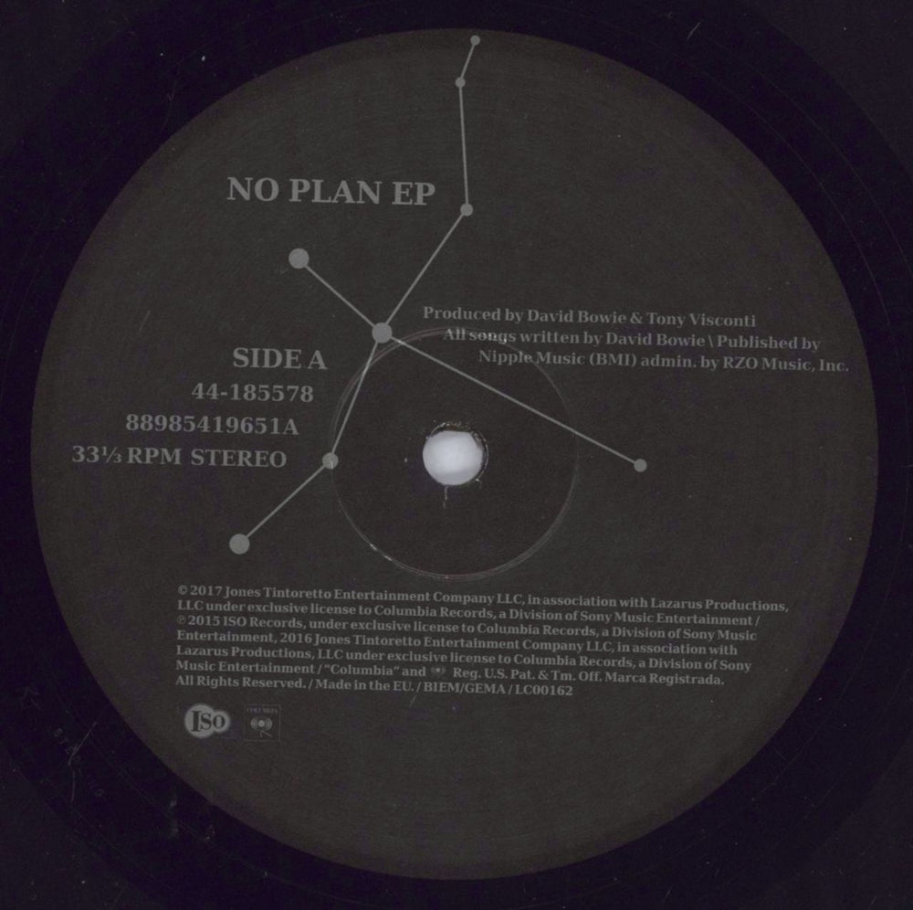 David Bowie No Plan UK 12" vinyl single (12 inch record / Maxi-single) BOW12NO831135