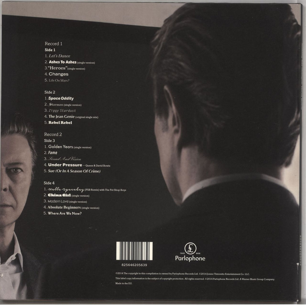 David Bowie Nothing Has Changed UK 2-LP vinyl record set (Double LP Album) 825646205639