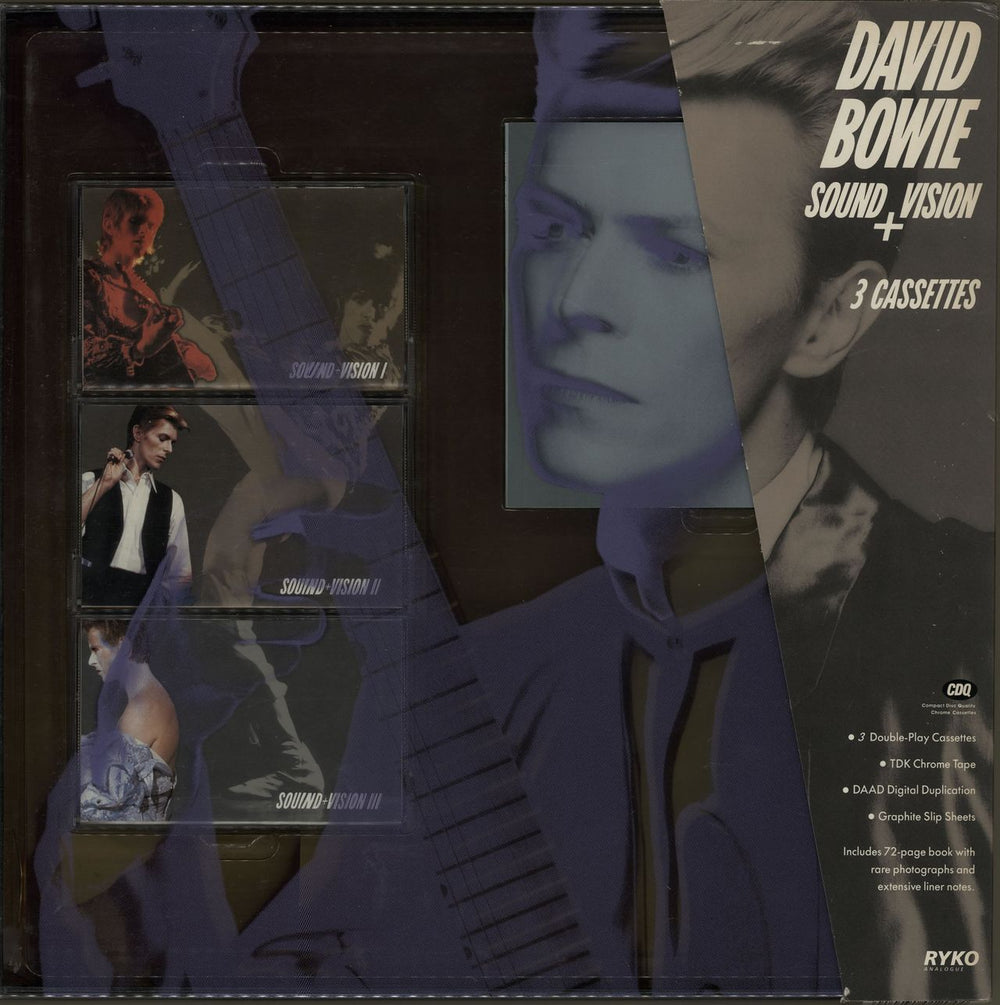 David Bowie Sound And Vision US Cassette Box RACS0120/21/22-2