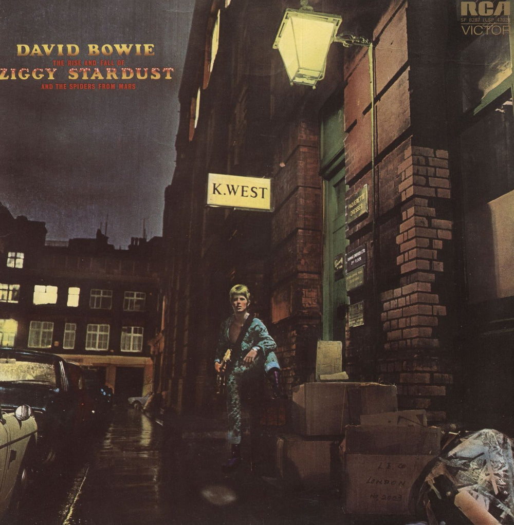 David Bowie The Rise And Fall Of Ziggy Stardust - 1st - 1E UK vinyl LP album (LP record) SF8287