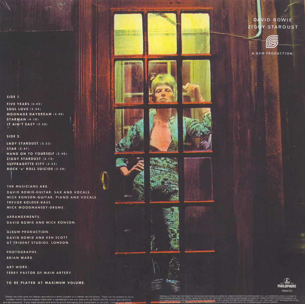 David Bowie The Rise And Fall of Ziggy Stardust - Remastered 180 