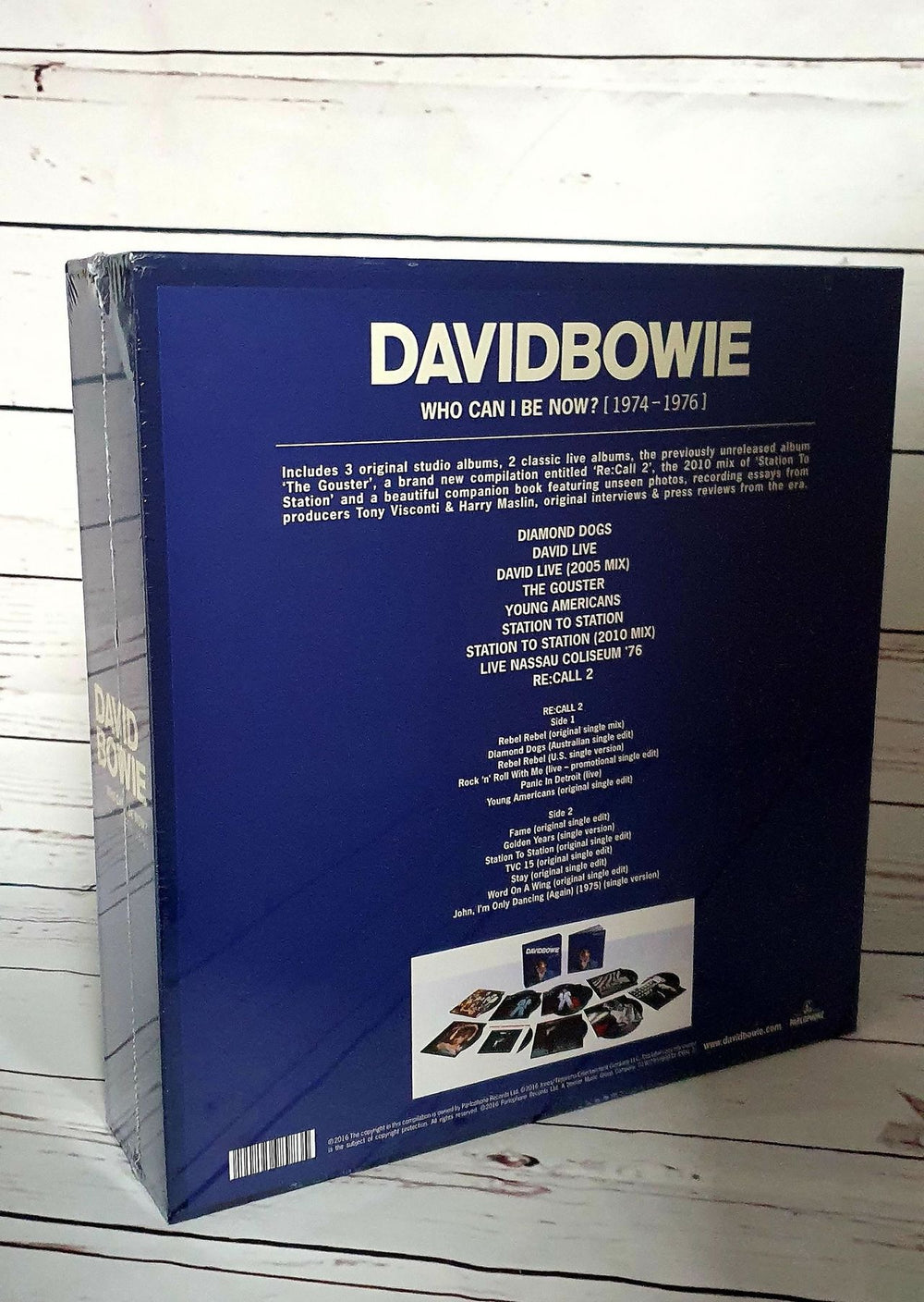 David Bowie Who Can I Be Now? [1974-1976] - 180gm - Sealed Box UK Vinyl Box Set BOWVXWH661104