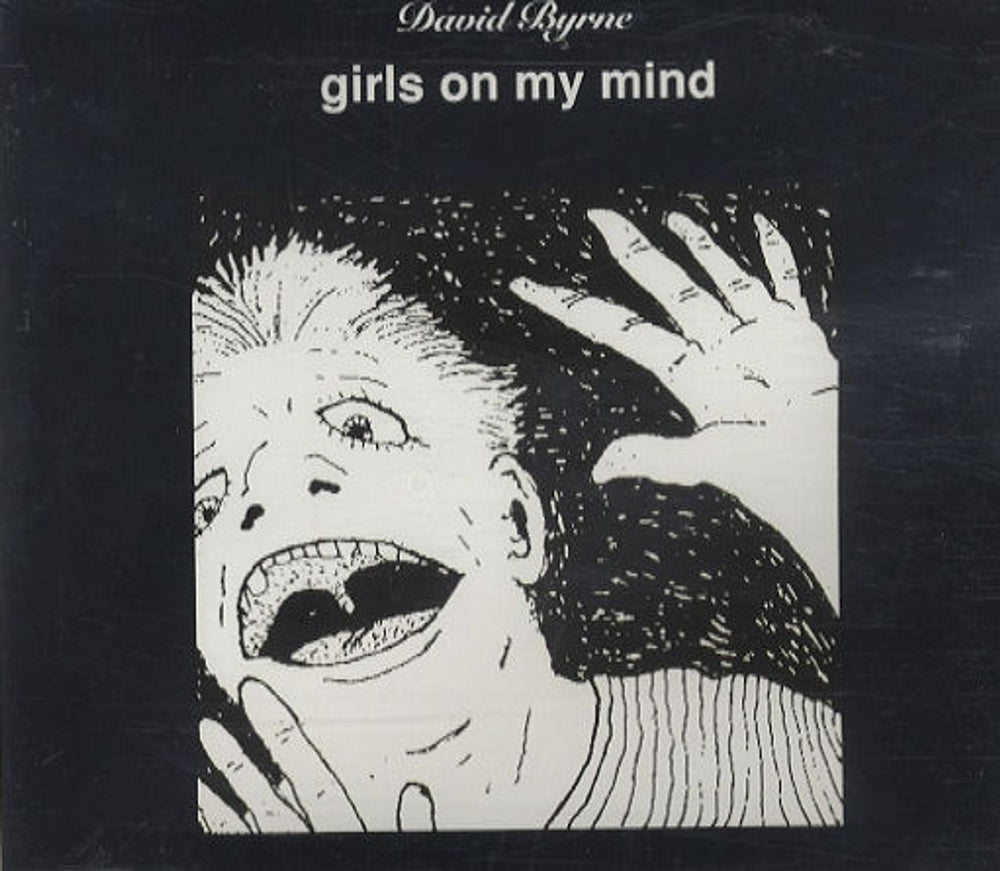 David Byrne Girls On My Mind UK CD single (CD5 / 5") W0086CD