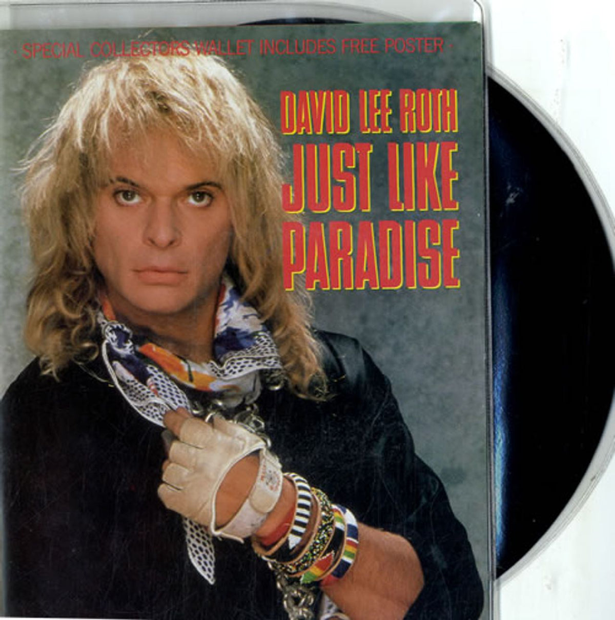 David Lee Roth Just Like Paradise UK 7 vinyl — RareVinyl.com