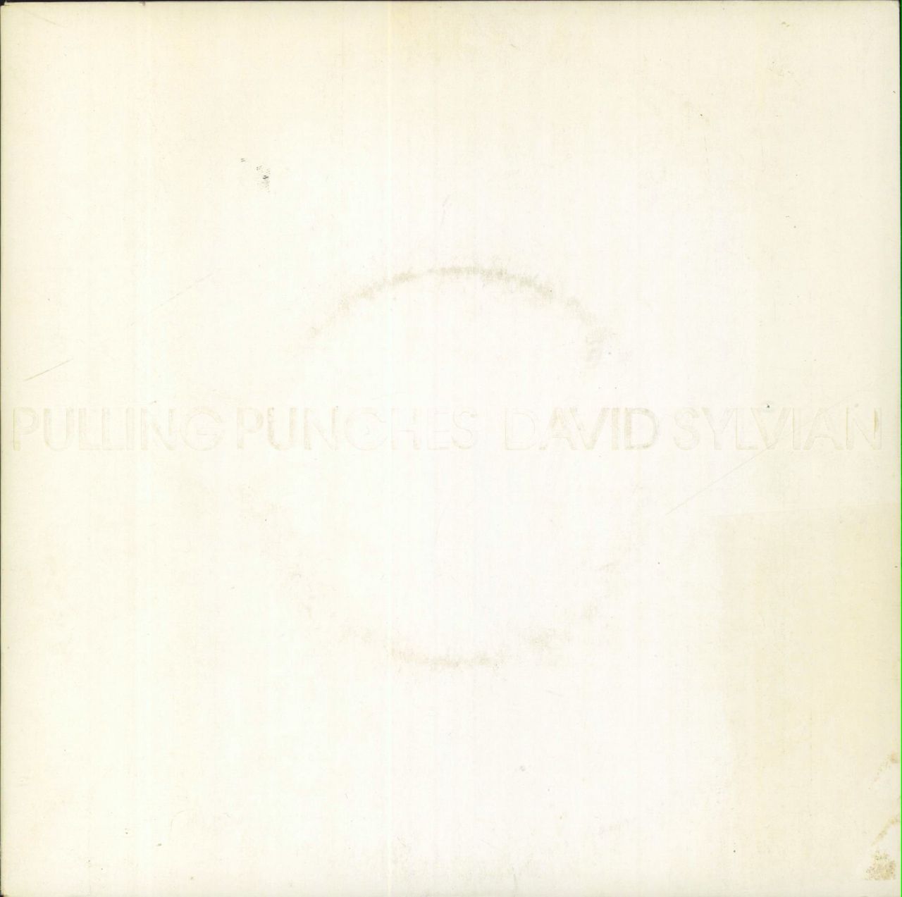 David Sylvian Pulling Punches UK 7" vinyl single (7 inch record / 45) VS717