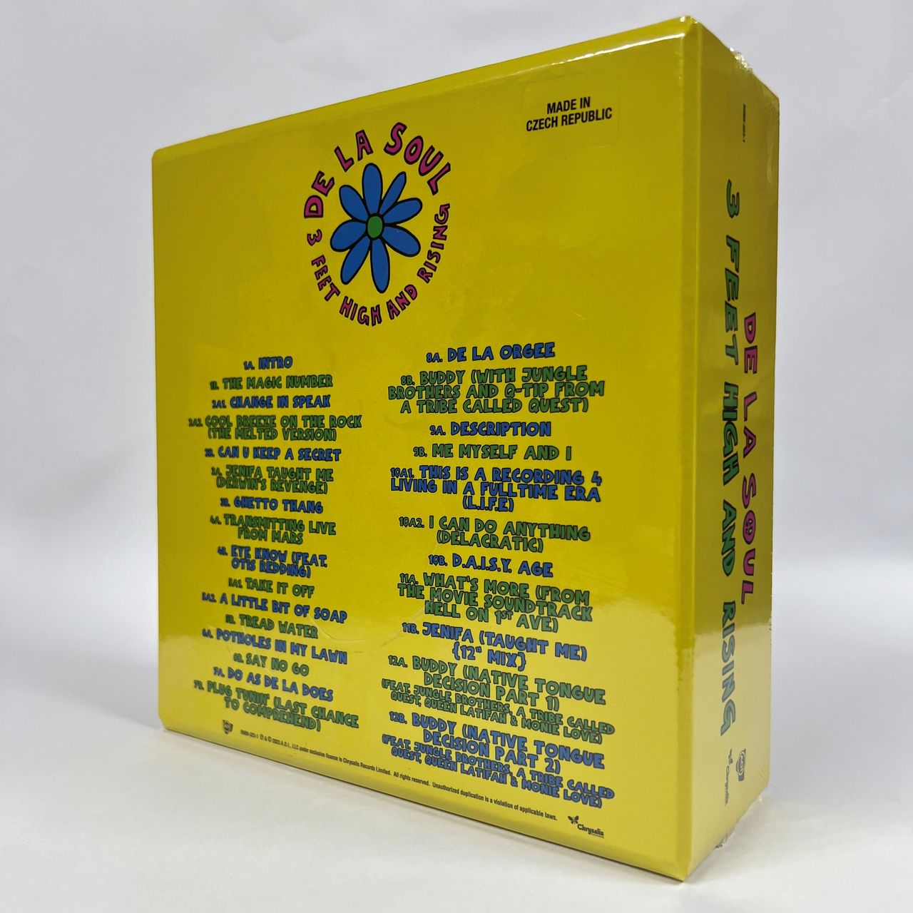 De La Soul 3 Feet High And Rising - Splatter Vinyl 7-inch Box Set 