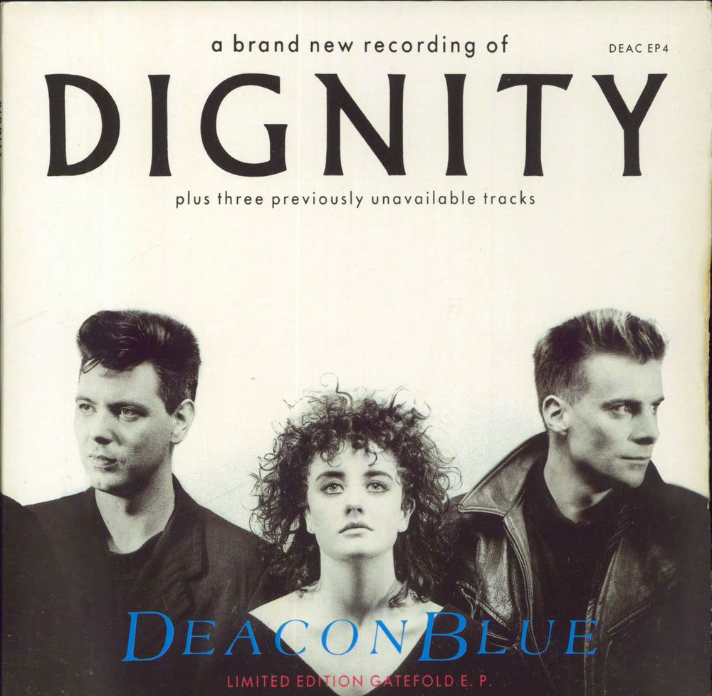 Deacon Blue Dignity UK 7" vinyl single (7 inch record / 45) DEACEP4