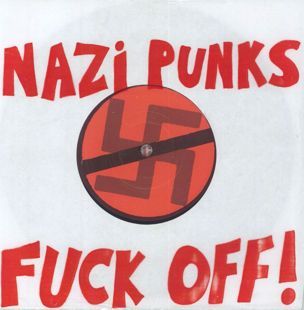 Dead Kennedys Nazi Punks Fuck Off! / Moral Majority UK 7" vinyl single (7 inch record / 45) VIRUS6