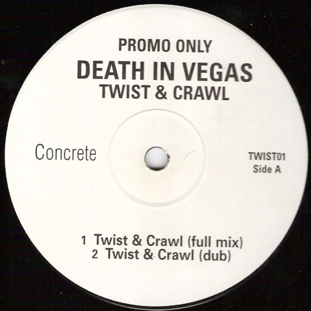 Death In Vegas Twist & Crawl UK 12" vinyl single (12 inch record / Maxi-single) TWIST01