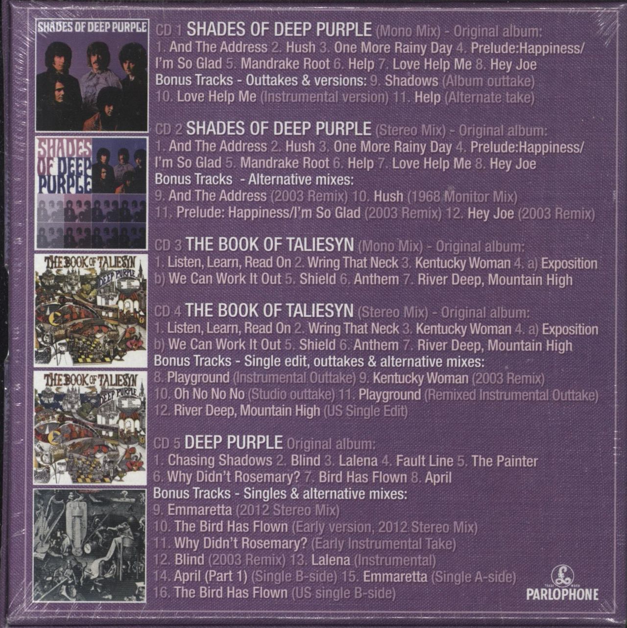 Deep Purple ‎– Shades Of Deep Purple Album (CD)