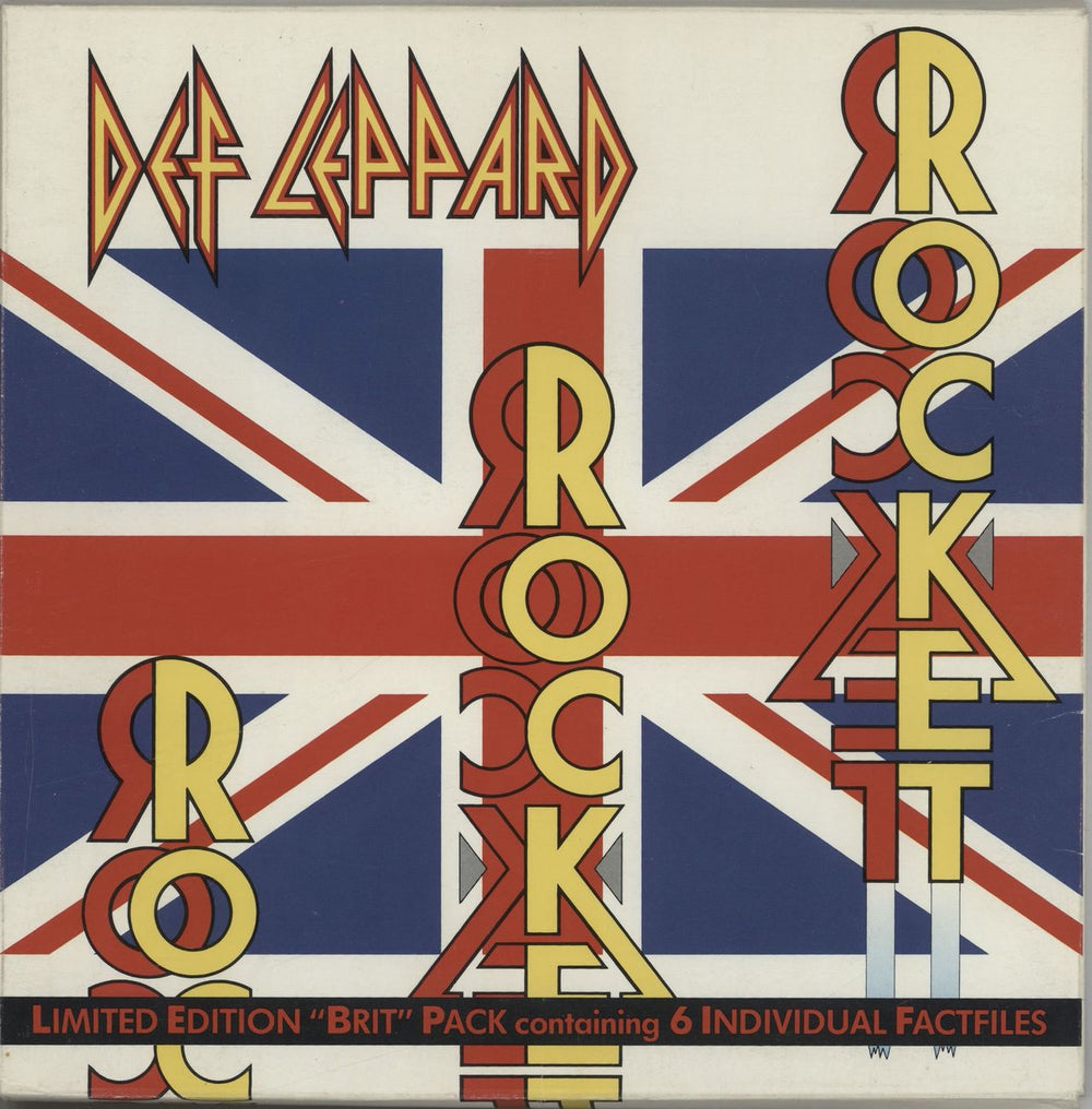 Def Leppard Rocket - Brit Pack UK 7" vinyl single (7 inch record / 45) LEPC6