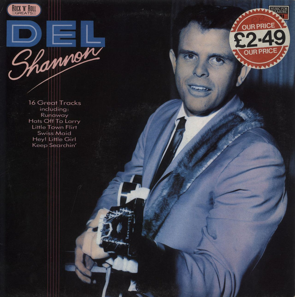 Del Shannon Rock N Roll Greats UK vinyl LP album (LP record) MFP4157461