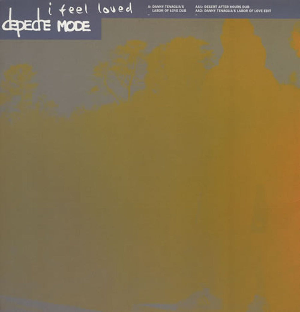 Depeche Mode I Feel Loved UK Promo 12" vinyl single (12 inch record / Maxi-single) PL12BONG31