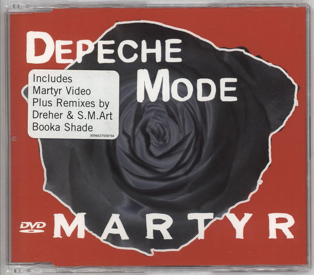 Depeche Mode Martyr UK DVD Single DVDBONG39