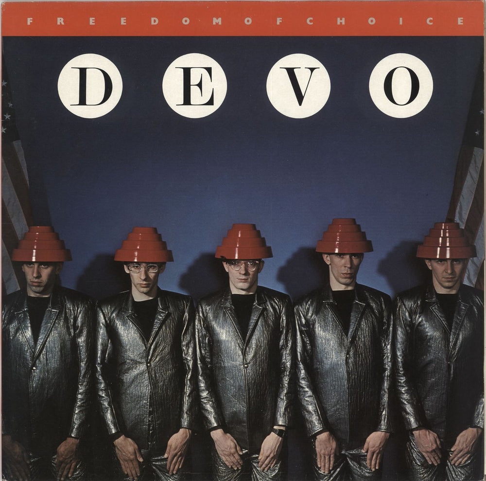 Devo Freedom Of Choice UK vinyl LP album (LP record) OVED39