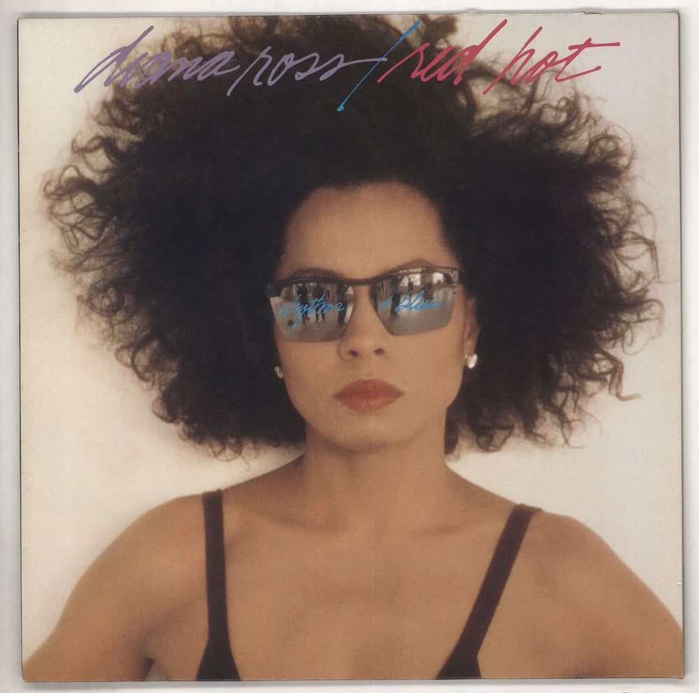 Diana Ross Red Hot Rhythm And Blue - Promo stickered UK vinyl LP album (LP record) EMC3532