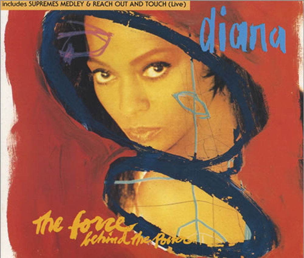 Diana Ross The Force Behind The Power UK CD single (CD5 / 5") CDEM221